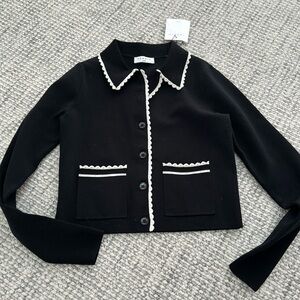 Sandro sweater jacket, new with tags size 0
